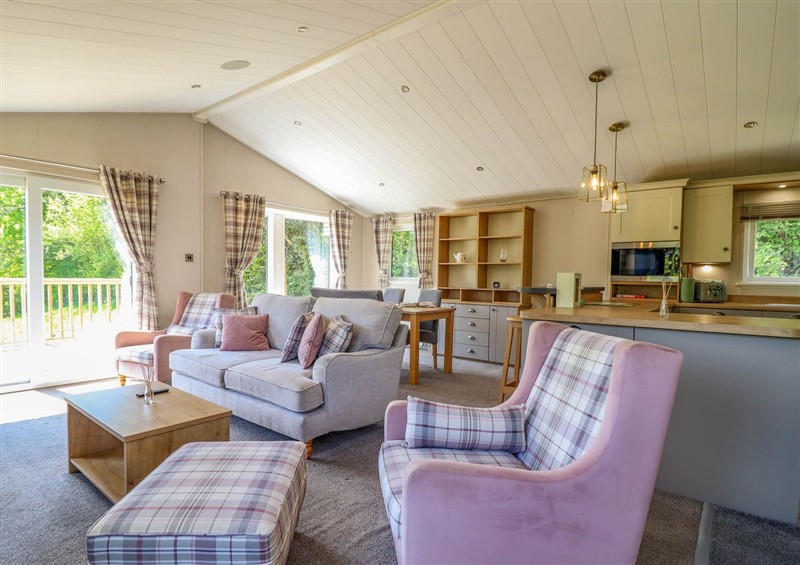 The living area at The Owlet, Dolwen near Llanidloes