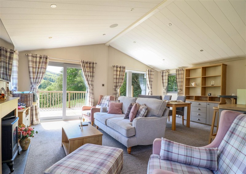 The living room at The Owlet, Dolwen near Llanidloes