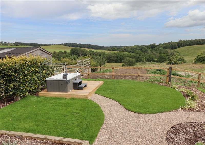 This is the garden at The Owls Rest, Rothbury