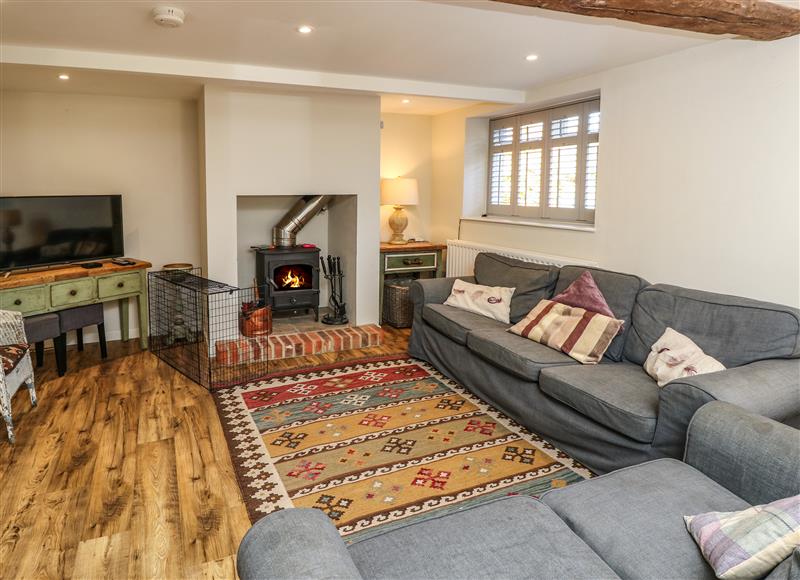 Relax in the living area at The Ox House, Wroxall near Ventnor