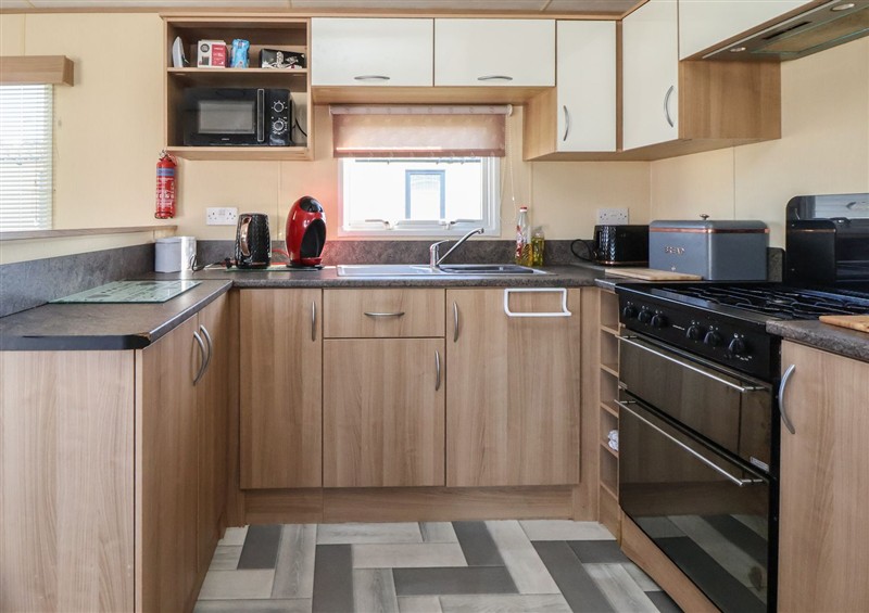 The kitchen at The Pad, Prestatyn