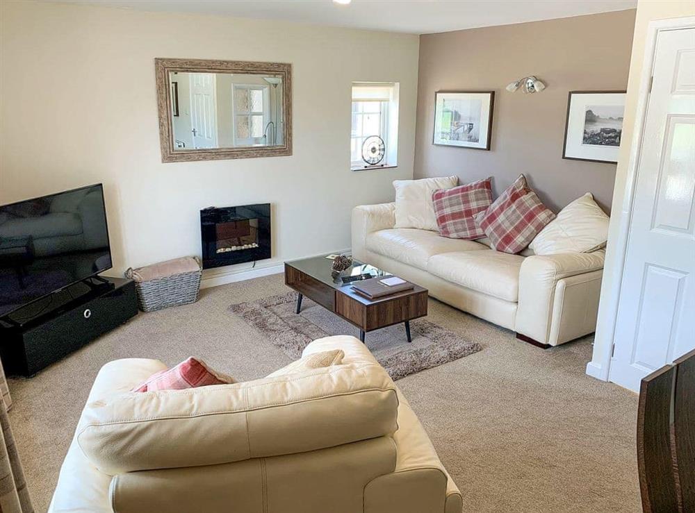 Living area at The Paddock in Ceft, near St Asaph, Denbighshire