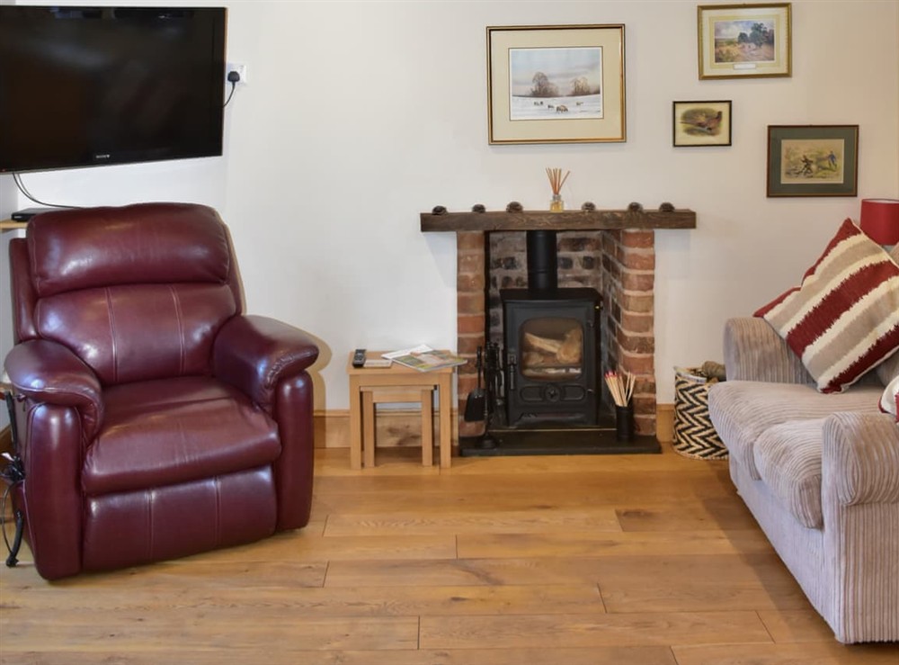 Living area at The Paddock House in Shrewsbury, Shropshire