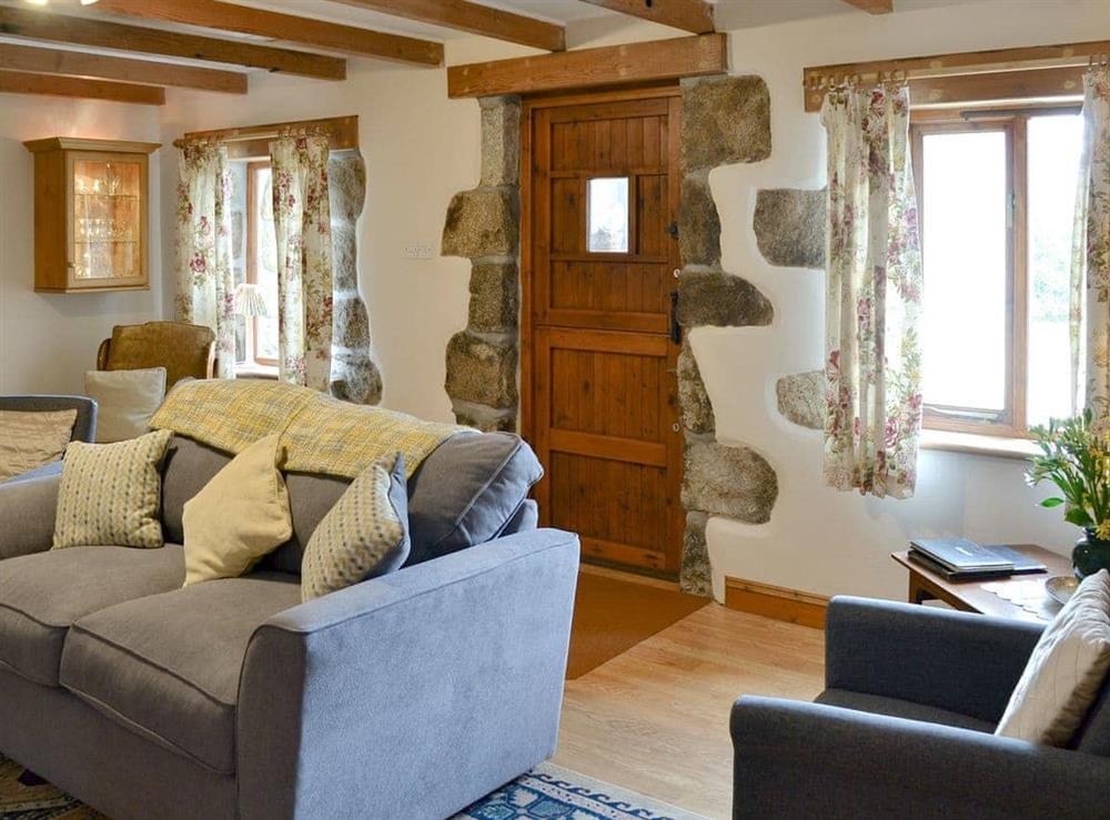 Attractive living room at The Paddock in Nr Marazion, Cornwall., Great Britain
