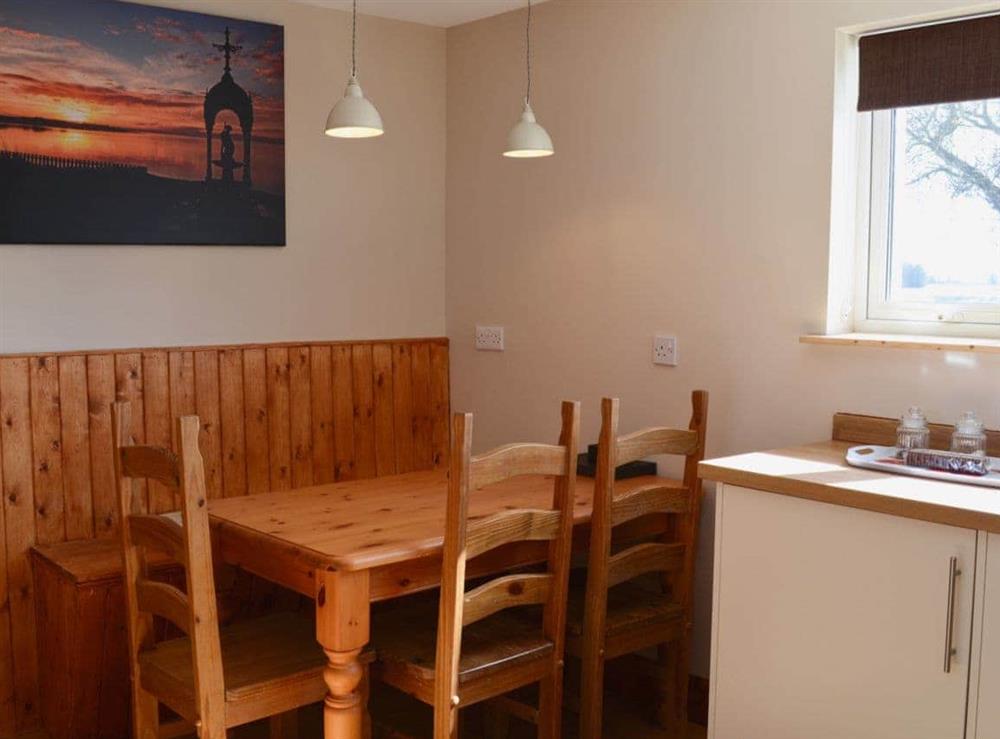 Convenient dining area within kitchen at The Paddock in Portmahomack, near Tain, Ross-Shire