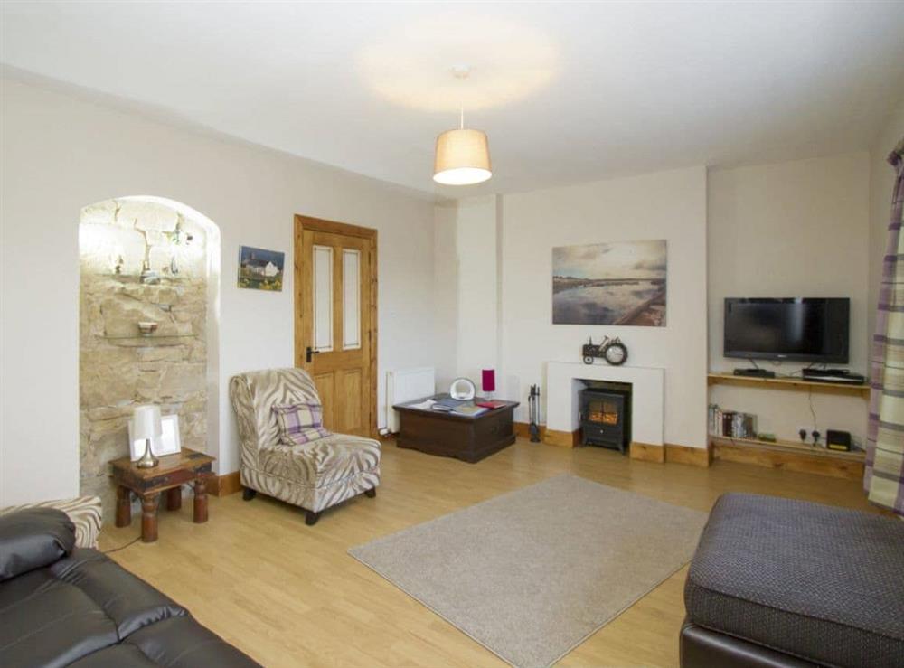 Spacious living room at The Paddock in Portmahomack, near Tain, Ross-Shire