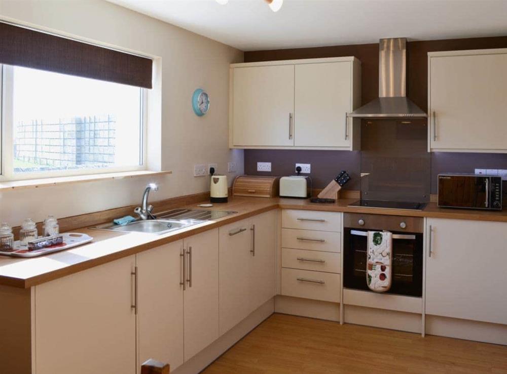 Well-equipped fitted kitchen at The Paddock in Portmahomack, near Tain, Ross-Shire