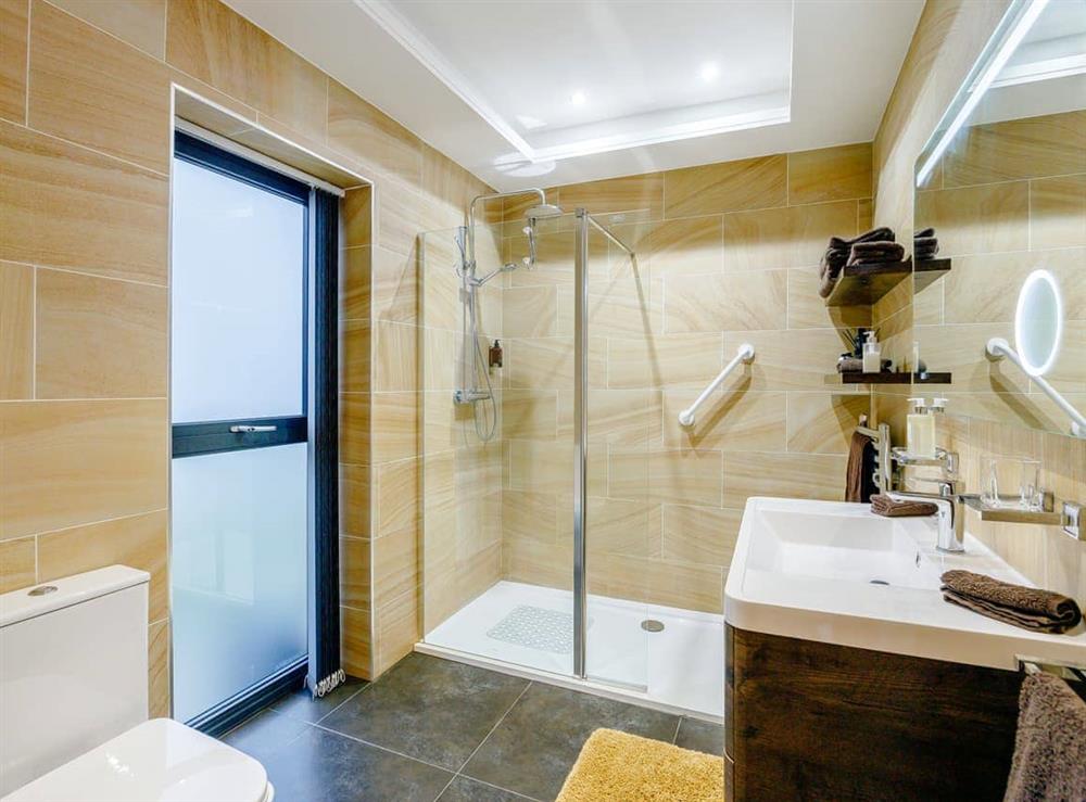 Shower room at The Paddocks in North Thoresby, Lincolnshire