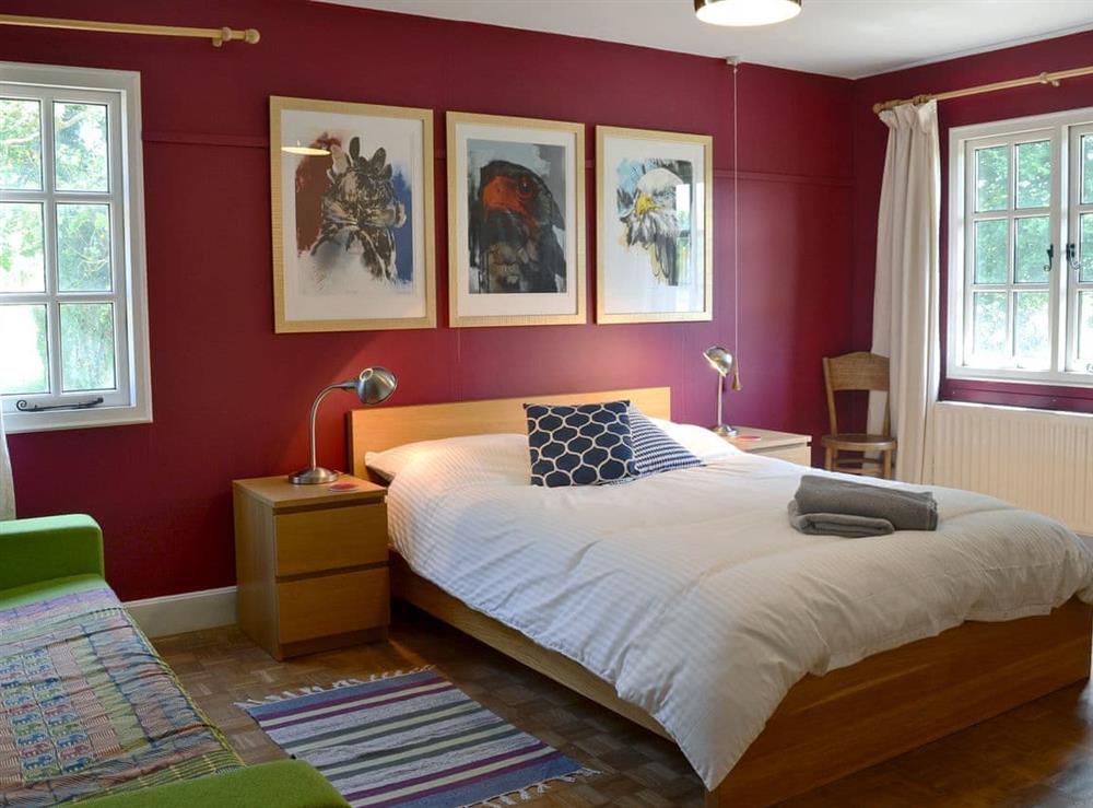 Beautifully designed double bedroom (photo 2) at The Paint Box in Heasley Mill, near South Molton, Devon