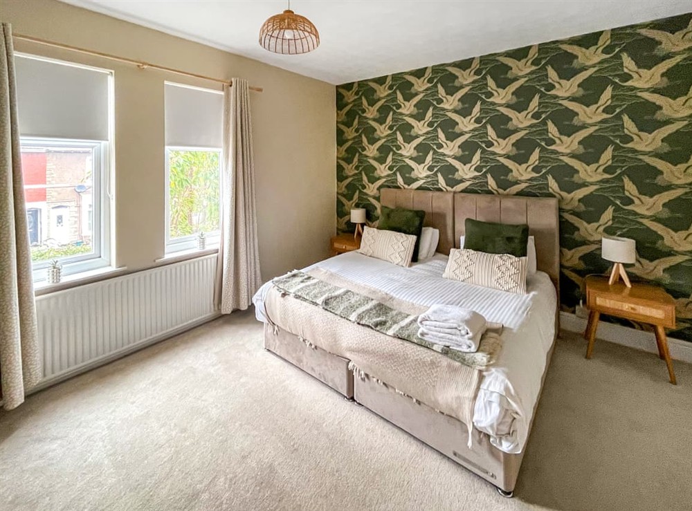 Double bedroom at The Painters Cottage in Heckington, Lincolnshire
