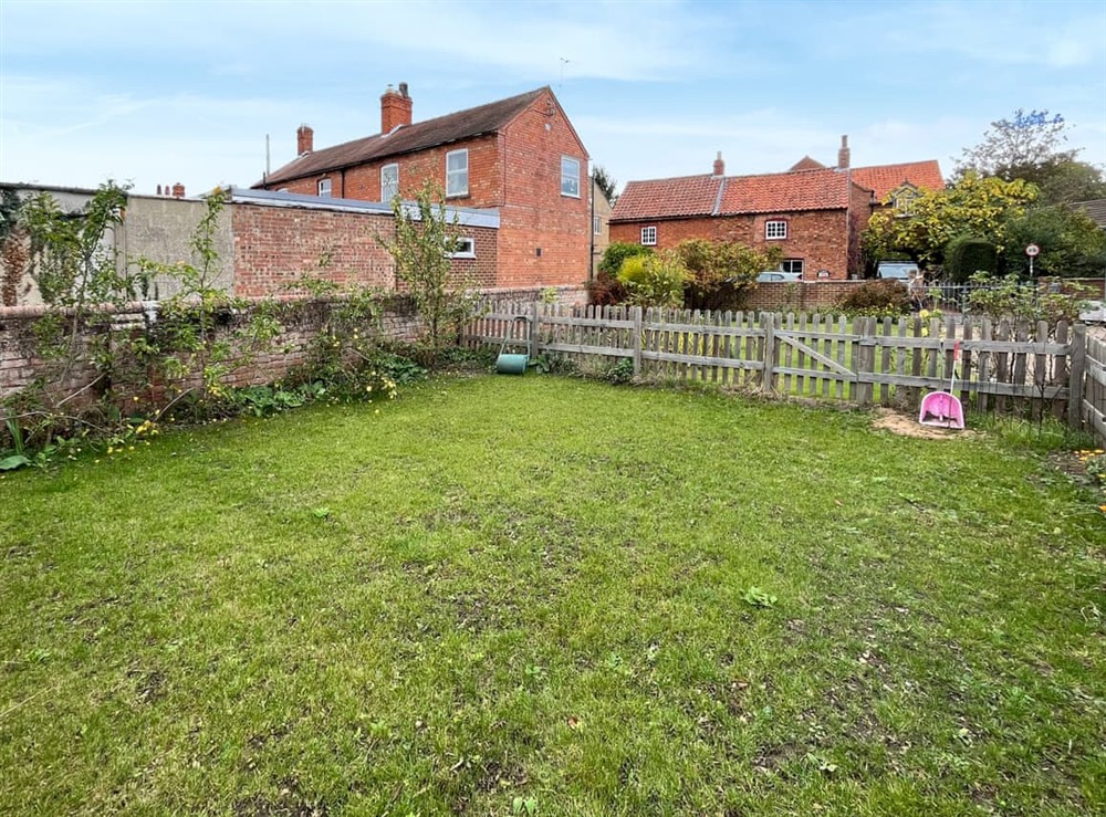 Patio at The Painters Cottage in Heckington, Lincolnshire