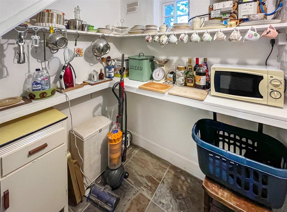 Utility room at The Painters Cottage in Heckington, Lincolnshire