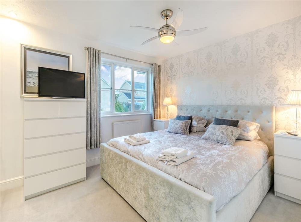 Double bedroom at The Palms in Newquay, Cornwall