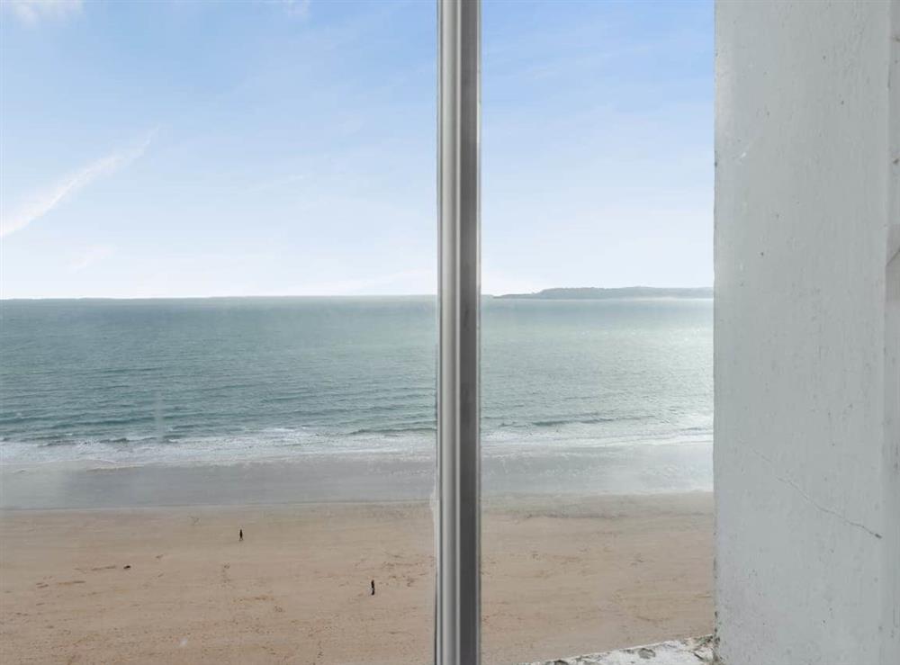View at The Panorama Penthouse in Tenby, Dyfed