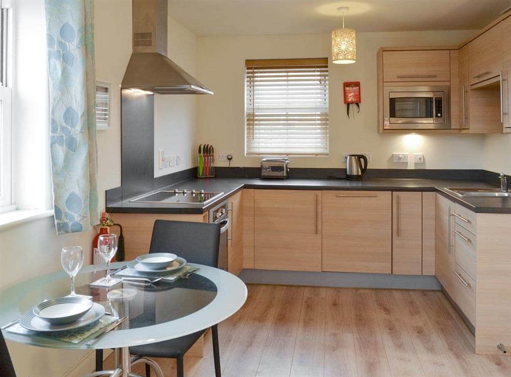 Convenient open-plan living space at The Parade Apartment in The Bay, Filey, North Yorkshire