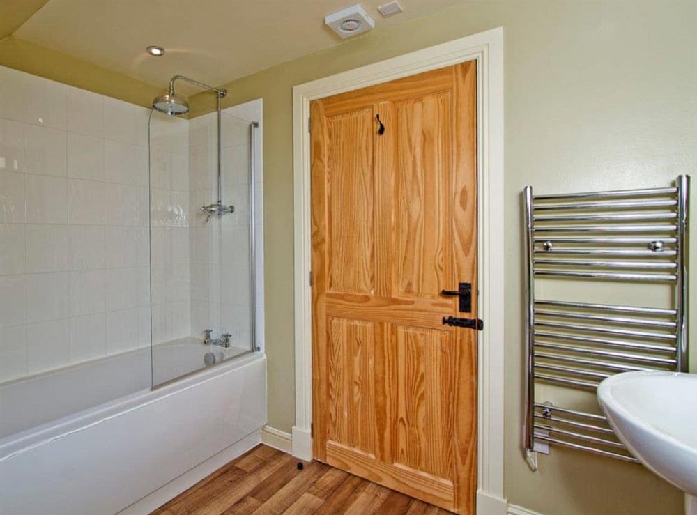 Spacious en-suite bathroom at The Parlour in By Carnwath, S. Lanarkshire., Great Britain