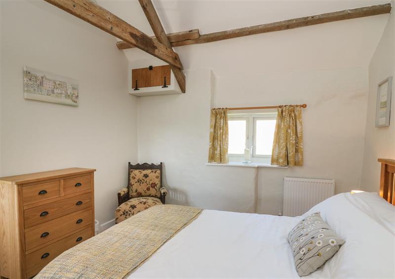 This is the bedroom at The Parlour, Llangoedmor near Cardigan