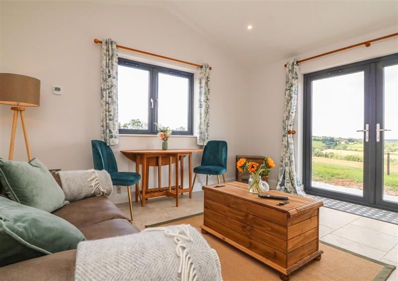 Relax in the living area at The Pennymoor, Cadeleigh near Tiverton