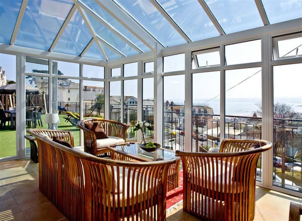 Conservatory at The Penthouse, 7 Roundham Heights in Paignton, South Devon