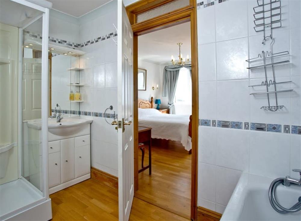 En-suite at The Penthouse, 7 Roundham Heights in Paignton, South Devon