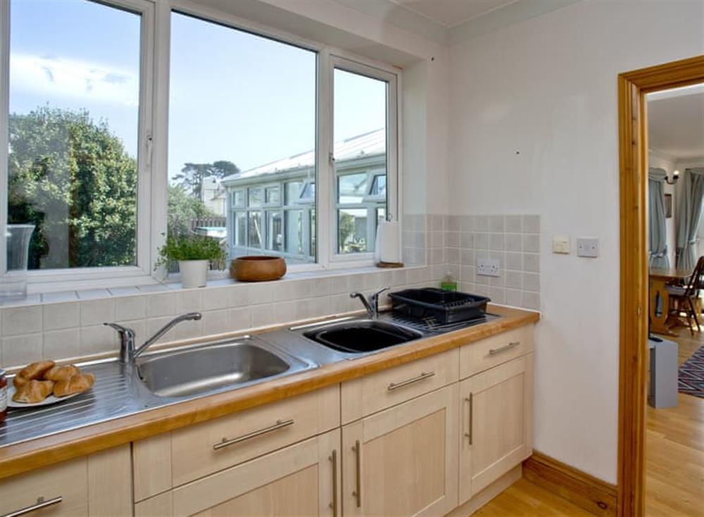 Kitchen at The Penthouse, 7 Roundham Heights in Paignton, South Devon