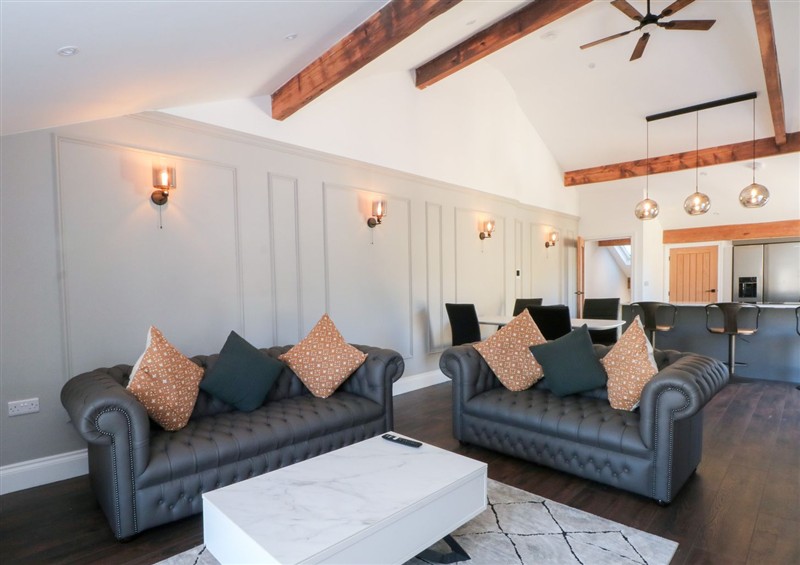 The living room at The Penthouse at 86, Rossendale