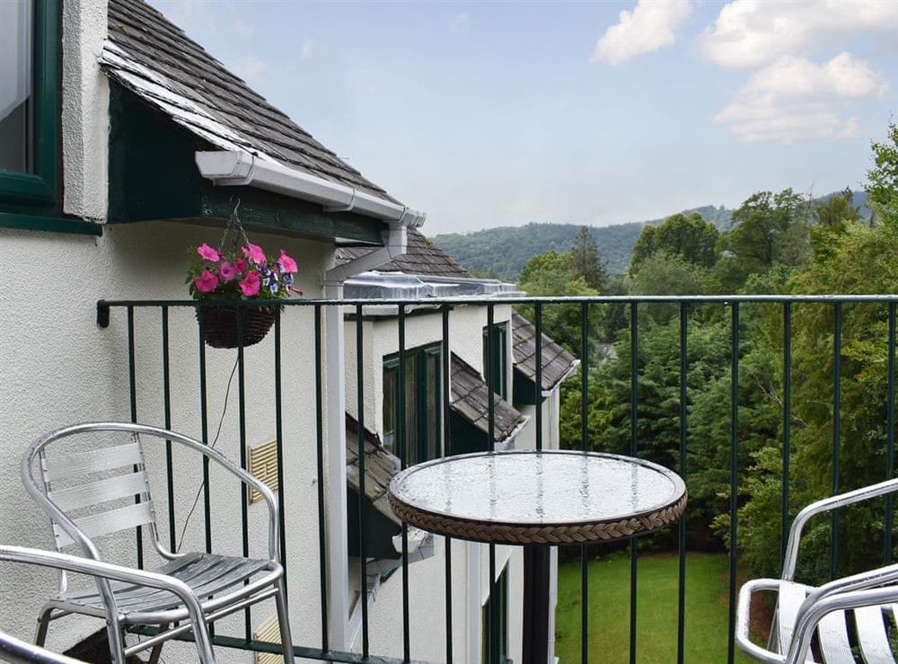 Balcony at The Penthouse in Bowness-on-Windermere, Cumbria