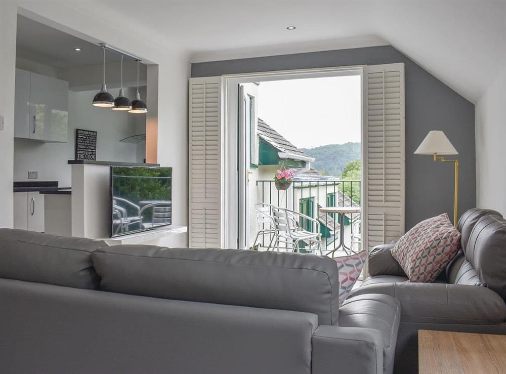 Living area at The Penthouse in Bowness-on-Windermere, Cumbria