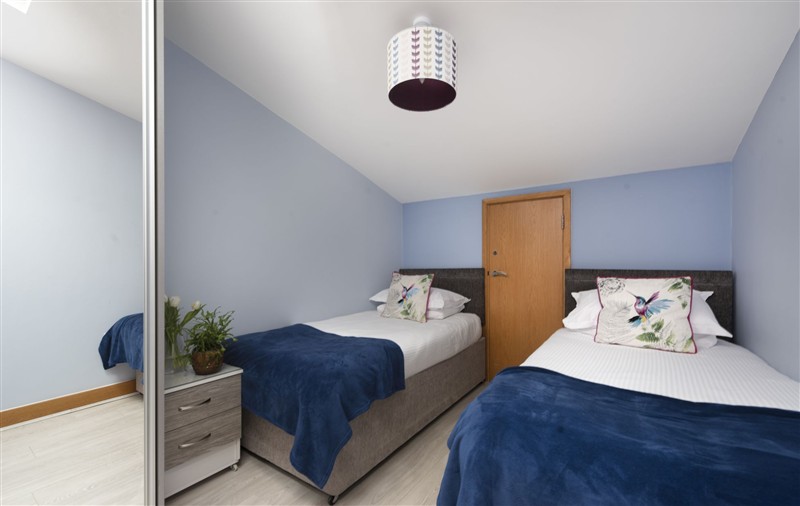 A bedroom in
