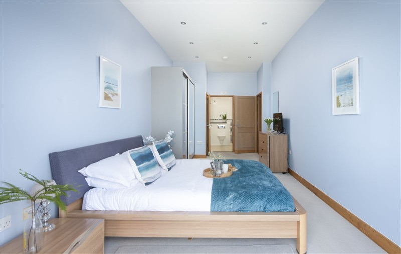 One of the bedrooms at