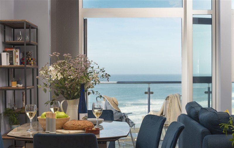 The living room at