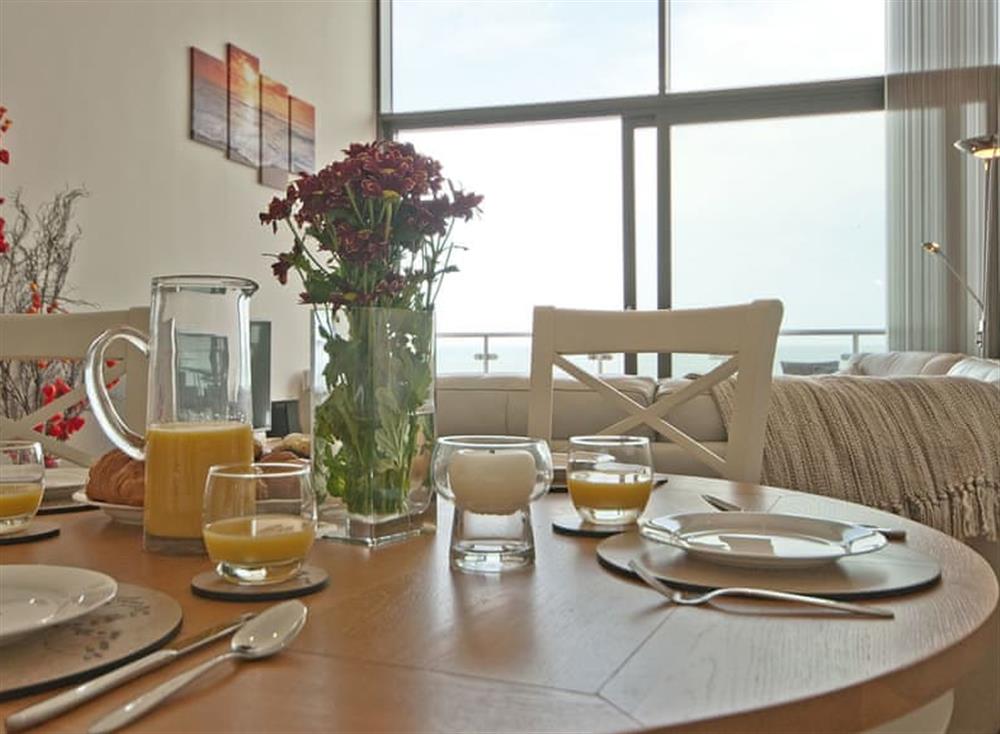 Dining Area at The Penthouse in Horizon View, Westward Ho!