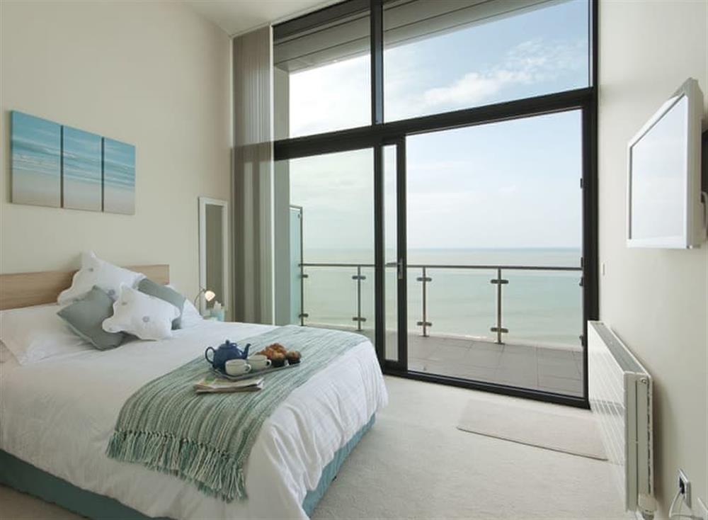 Double bedroom at The Penthouse in Horizon View, Westward Ho!