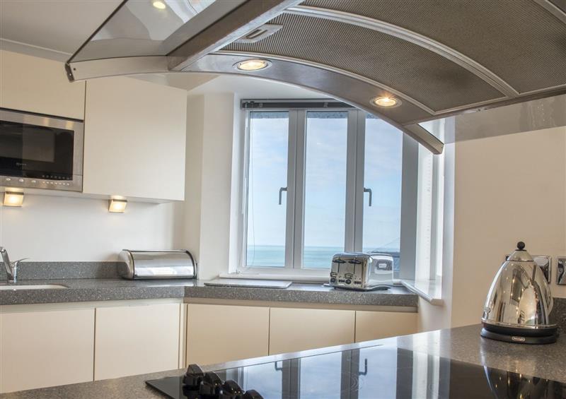 The kitchen at The Penthouse, St Ives