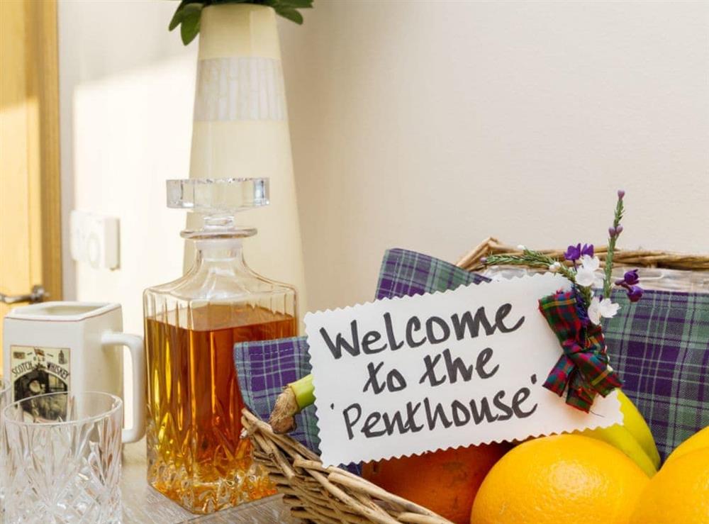 A warm welcome awaits at The Penthouse in Strone, near Dunoon, Argyll
