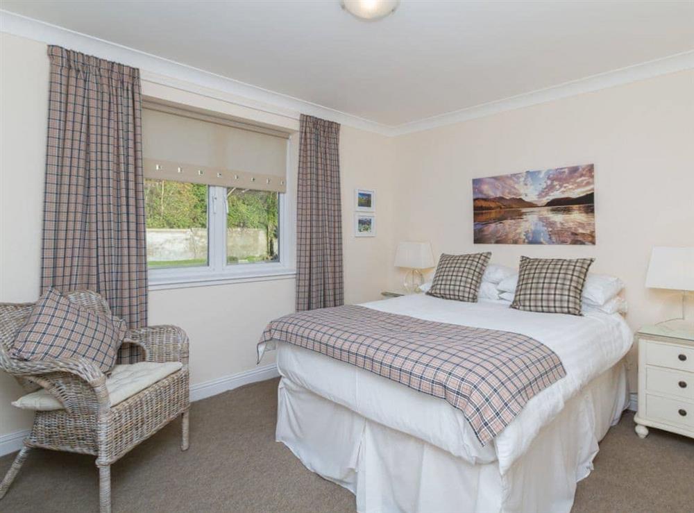 Lovely comfortable double bedroom at The Penthouse in Strone, near Dunoon, Argyll
