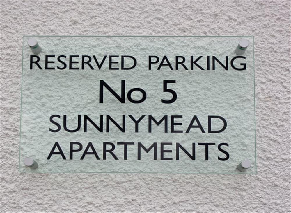 Parking at The Penthouse in Sunnymead, Exmouth