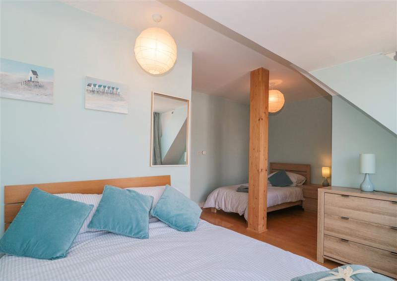 One of the bedrooms at The Penthouse, Swanage