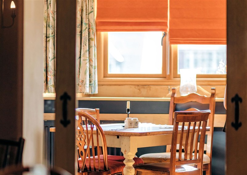 The dining room at The Pheasant Apartment, Neenton