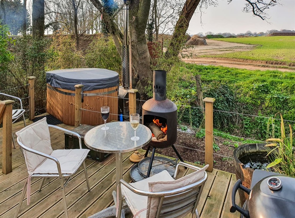 Terrace at The Pheasant in Great Ellingham, Norfolk