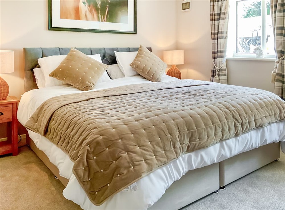 Double bedroom at The Piggary in Cadnam, near Brockenhurst, Hampshire