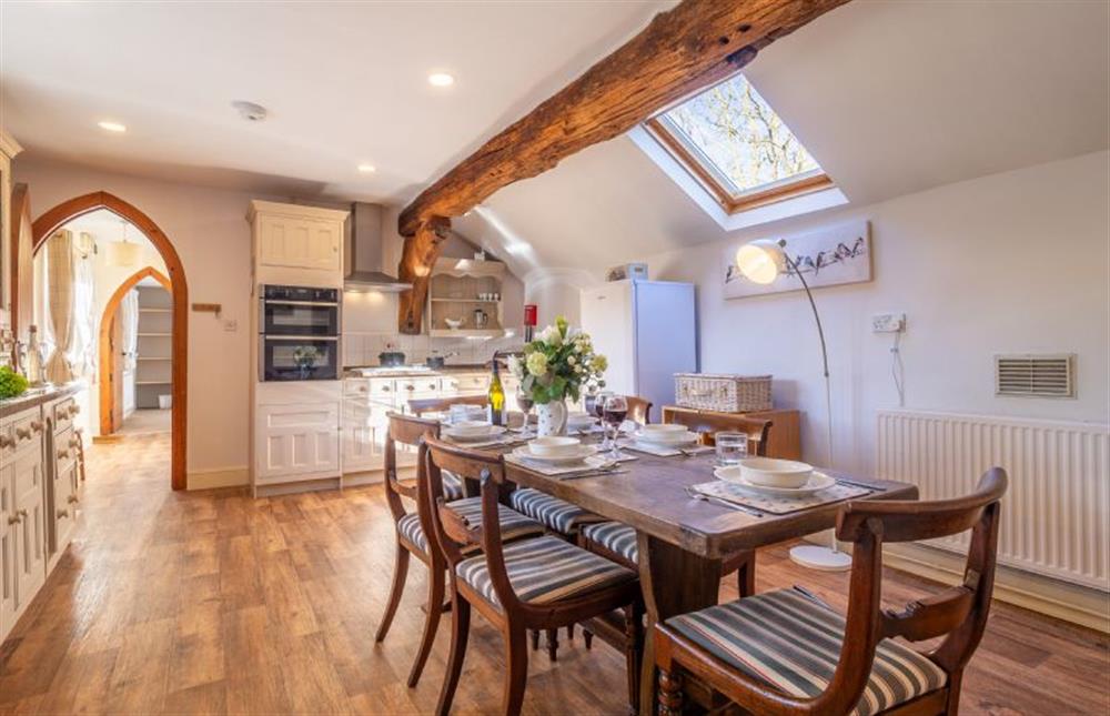Spacious kitchen with dining area at The Piggery, Colne Valley