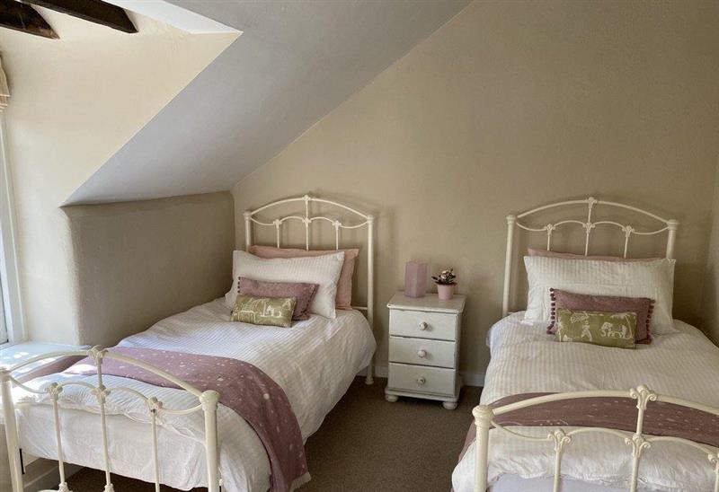 One of the bedrooms at The Piggery, Dulverton