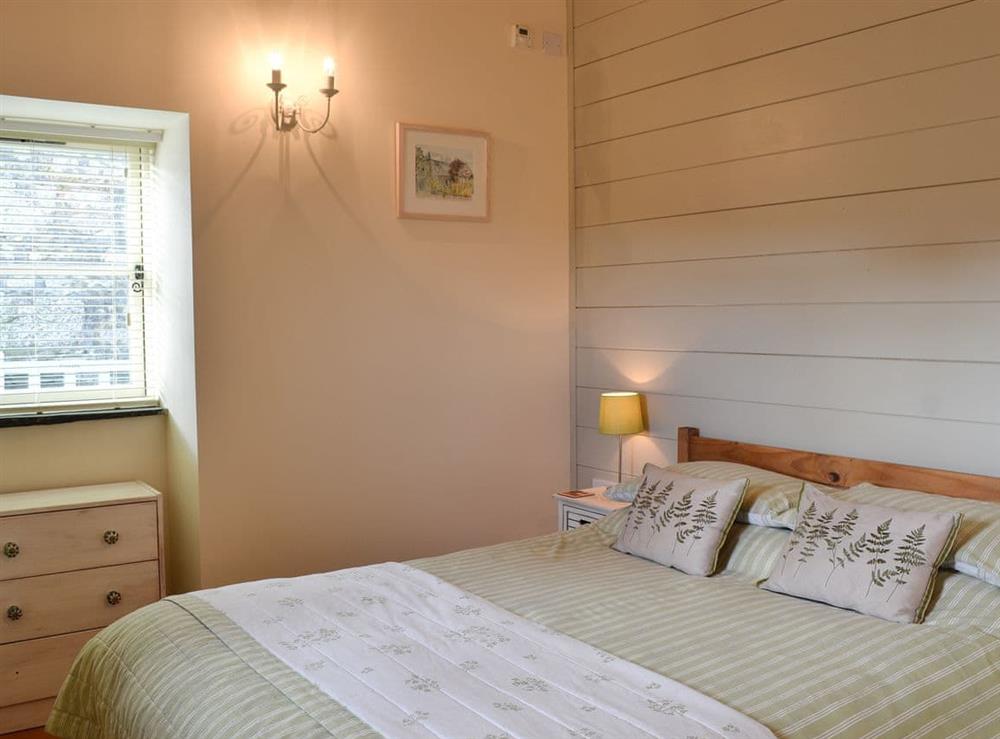 Double bedroom at The Piggery in Ludgvan, near Penzance, Cornwall, England