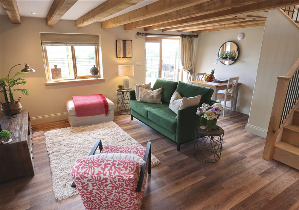 The cosy sitting room at The Piggery, Walton, Near Stratford-upon-Avon