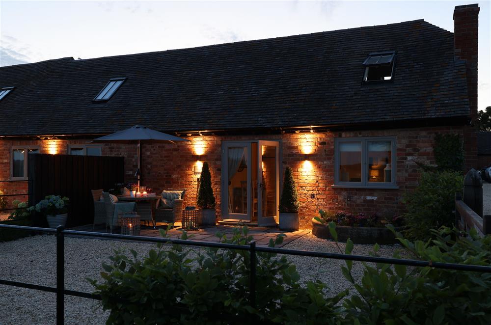 The Piggery provides an inviting and cosy outdoor area  at The Piggery, Walton, Near Stratford-upon-Avon