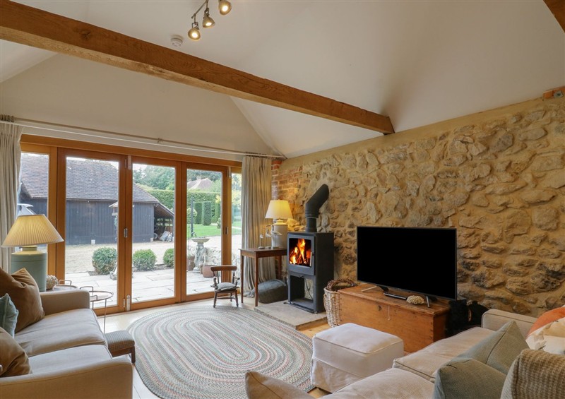 Enjoy the living room at The Piggery, West Peckham near Kings Hill