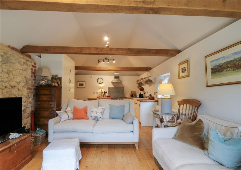 Relax in the living area at The Piggery, West Peckham near Kings Hill