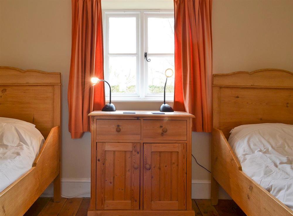 Twin bedroom at The Pightle in Southacre, Norfolk