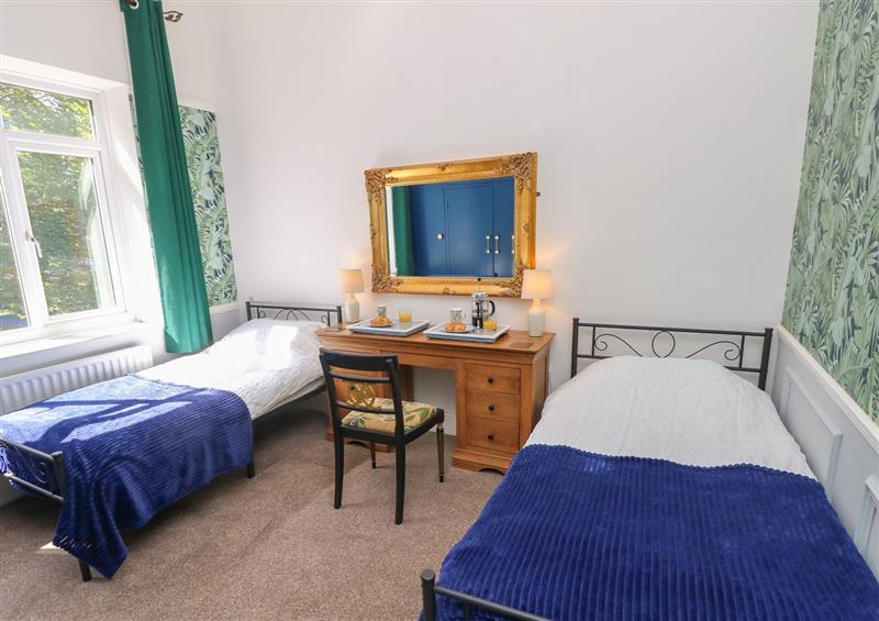 One of the bedrooms at The Pines, Bournemouth